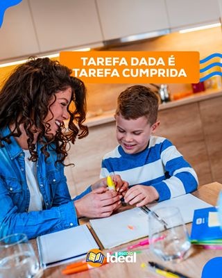 O dever de casa é um momento especial e necessário para o reforço do que foi aprendido na sala de aula. Criar uma rotina para a realização de cada tarefa escolar, com apoio e supervisão familiar, é fundamental para o desenvolvimento da criança.
Por meio do dever de casa, o professor consegue mensurar tanto o aprendizado do aluno quanto o nível de informação absorvido, ajudando também a aprimorar a sua escrita.
Mesmo com a jornada de trabalho extensa que muitos precisam ter, ajude seu filho com as tarefas de casa. Interpretações de texto, análises de frases e cálculos demandam tempo, mas cada tarefa compartilhada em família é um vínculo a mais construído.
Tarefa de casa é tarefa de família!