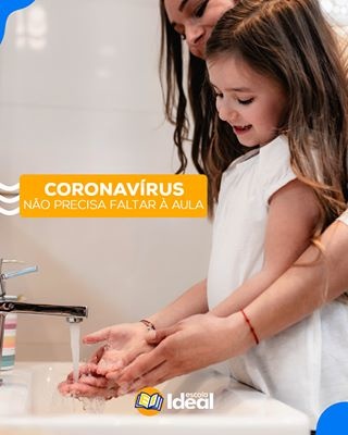 A confirmação dos primeiros casos de coronavírus no Brasil aumentaram a apreensão das pessoas, que temem serem infectadas. Pais se perguntam se vale a pena enviarem os filhos para a escola enquanto a situação não for controlada. A verdade é que, apesar da justa preocupação, o grande inimigo na crise do coronavírus ainda é a falta de informação.

Hábitos básicos de higiene garantem a manutenção da rotina: higienizar as mãos antes de levá-las à boca, ao nariz e aos olhos (com álcool em gel ou água e sabão), cobrir a boca e o nariz ao espirrar, manter um metro de distância de pessoas espirrando e higienizar superfícies como mesas e telas de celular já tornam o risco de contaminação quase nulo.

Se o seu filho manifestar sintomas, deve ser levado ao médico e, preventivamente, mantido em casa. Se não for esse o caso, não o deixe perder aulas!