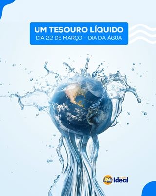 O Dia da Água foi instituído pela ONU em 1993 para que nos lembremos da importância do principal recurso natural que temos. Vamos aproveitar a data para mudar alguns hábitos?

Feche a torneira enquanto escova os dentes e o chuveiro enquanto lava os cabelos; a água da chuva pode ser usada para lavar carros, calçadas e também para regar plantas; não compre produtos que, para serem fabricados, consumam muita água.

Com uma nova atitude, podemos preservar este tesouro chamado água!